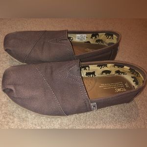 Gray TOMS shoes